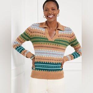 Talbots Johnny Collar Sweater